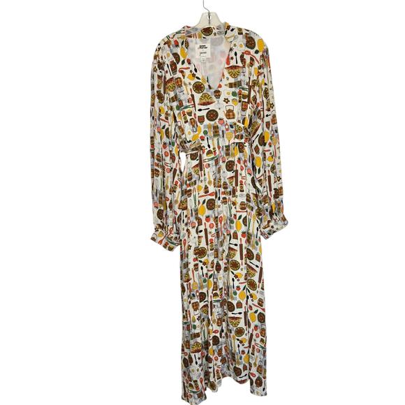 NEW Dawn Porter x Joanie Hemingway Maxi Dress Kitsch Kitchen Plus Women 22 - Picture 10 of 13